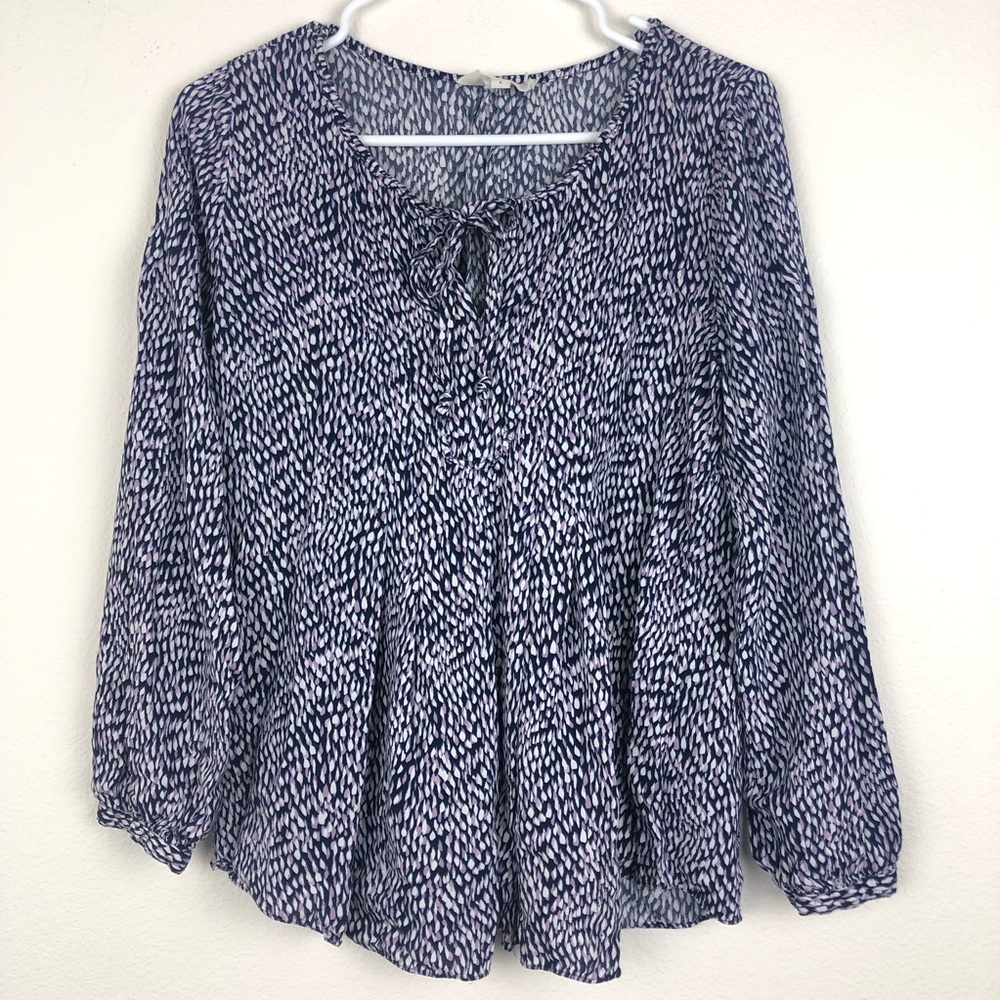 $⬇️TWO by Vince Camuto Longsleeve flowy Blouse S